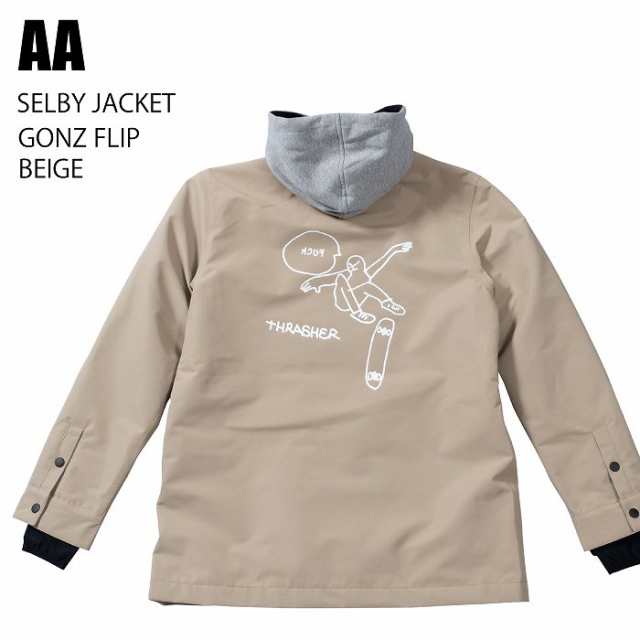 AA ダブルエー ウェア SELBY JACKET 23-24 GONZ FLIP BEIGE レディース ジャケット スノーボード