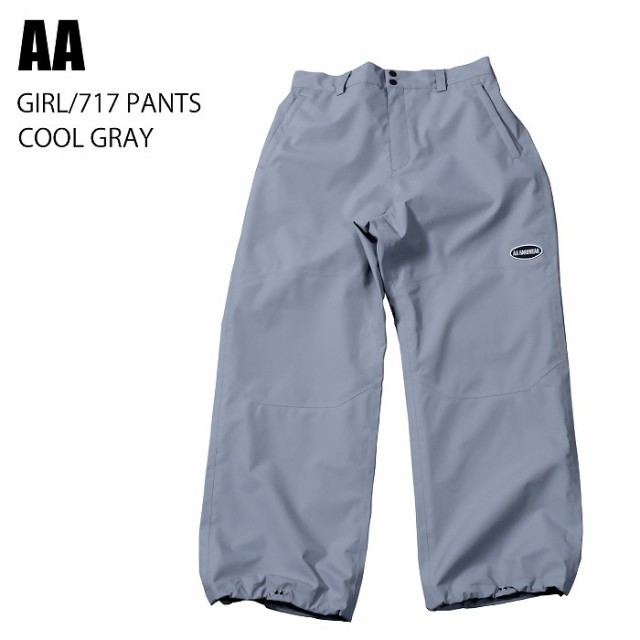 AA ダブルエー ウェア GIRL/717 PANTS 23-24 COOL GRAY レディース パンツ スノーボード