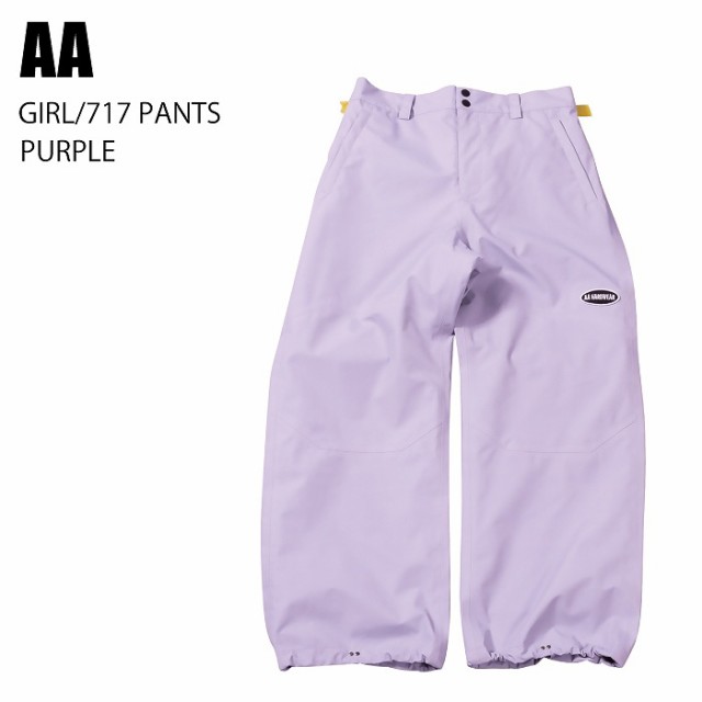 AA ダブルエー ウェア GIRL/717 PANTS 23-24 PURPLE レディース パンツ スノーボード