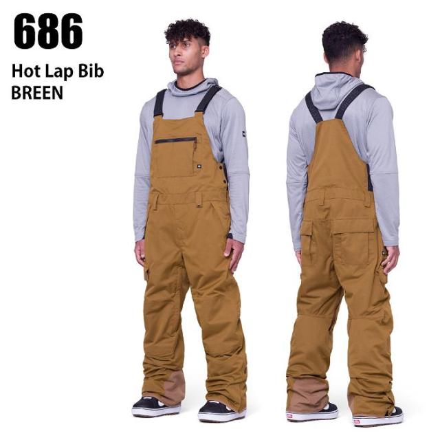 686 シックスエイトシックス ウェア HOT LAP INS BIB 24-25 BREEN メンズ パンツ スノーボード ロクハチの通販は 28,298円