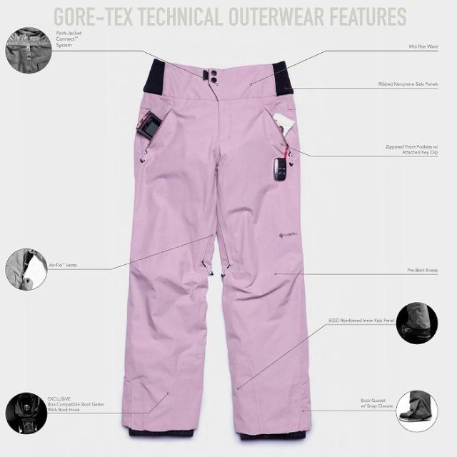 スノーボードウェア　パンツGORE-TEX ピンク トライトン Burton バートン フューチャートラスト スノボ ウェア ピンク スキー