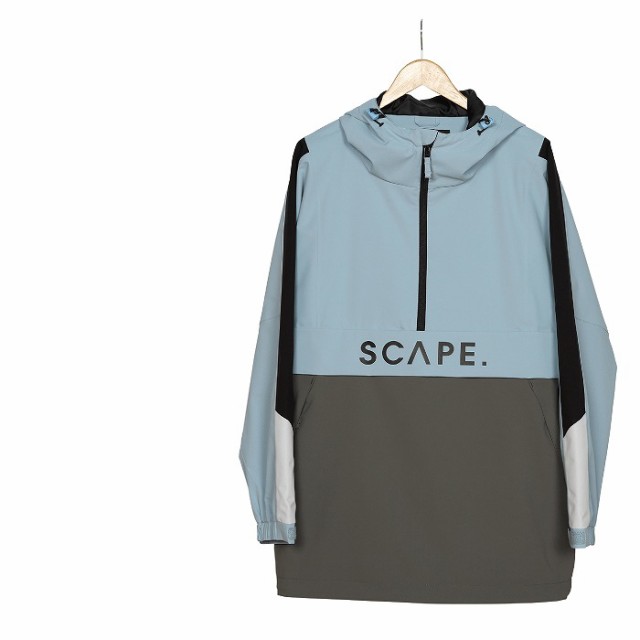 SCAPE エスケープ ウェア ANORAK 23-24 BLUE GRAY/DARK KHAKI UNISEX メンズ ジャケット スノーボード