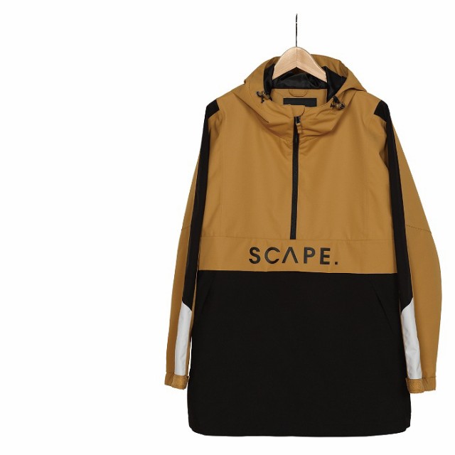 SCAPE エスケープ ウェア ANORAK 23-24 LIGHT BROWN/BLACK UNISEX メンズ ジャケット スノーボード