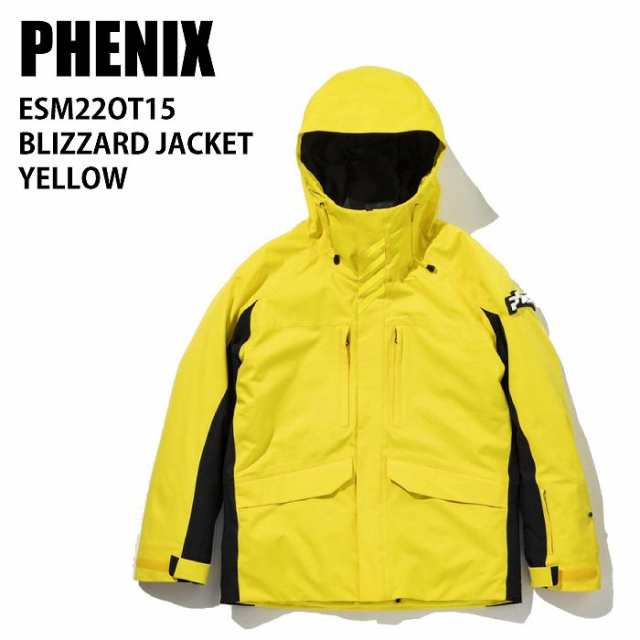 PHENIX フェニックス ウェア ESM22OT15 BLIZZARD JACKET 22-23 YELLOW メンズ ジャケット スキー