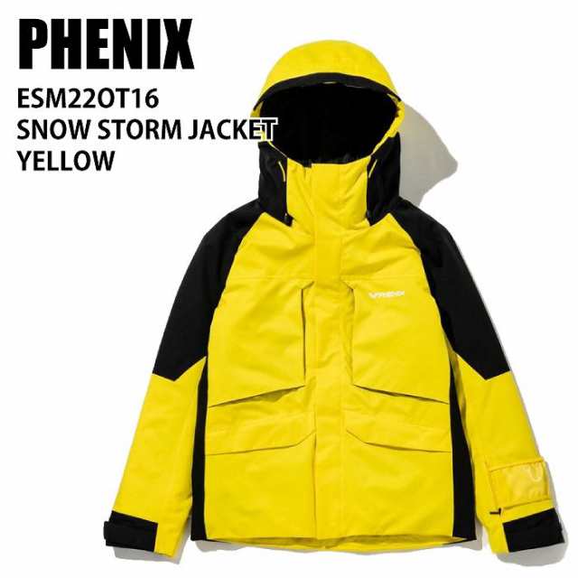 PHENIX フェニックス ウェア ESM22OT16 SNOW STORM JACKET 22-23 YELLOW メンズ ジャケット スキー