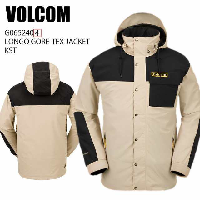 VOLCOM ボルコム G0652404 LONGO GORE-TEX JACKET KST 23-24 ボードウェア メンズ ジャケット ゴアテックス スノーボード