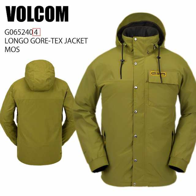 VOLCOM ボルコム G0652404 LONGO GORE-TEX JACKET MOS 23-24 ボードウェア メンズ ジャケット ゴアテックス スノーボード