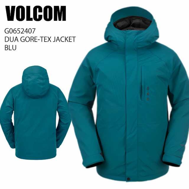 VOLCOM ボルコム G0652407 DUA GORE-TEX JACKET BLU 23-24 ボードウェア メンズ ジャケット ゴアテックス スノーボード