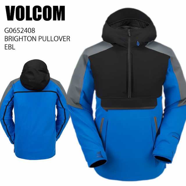 VOLCOM ボルコム G0652408 BRIGHTON PULLOVER EBL 23-24 ボードウェア メンズ ジャケット プルオーバー スノーボード