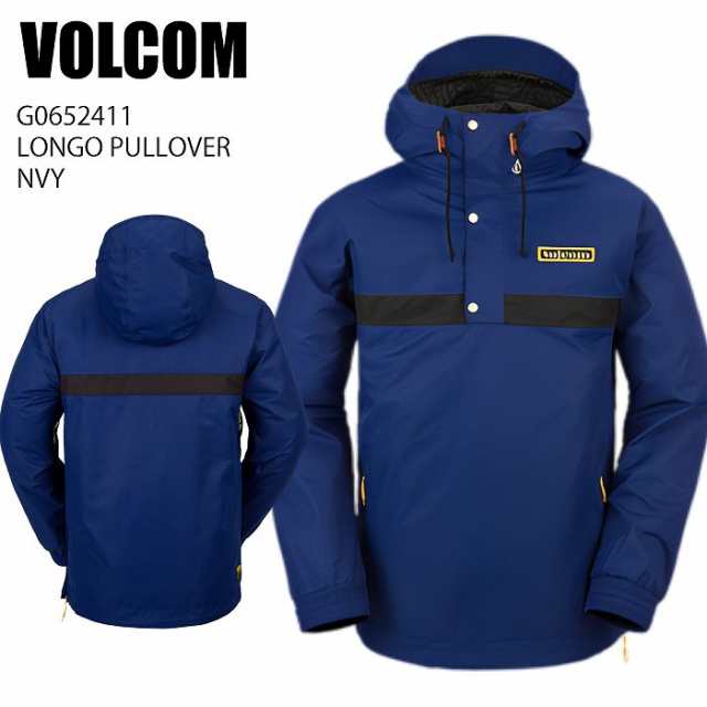 VOLCOM ボルコム G0652411 LONGO PULLOVER NVY 23-24 ボードウェア メンズ ジャケット プルオーバー スノーボード