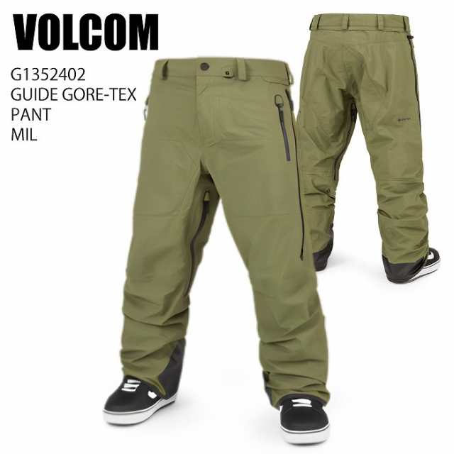 VOLCOM ボルコム G1352402 GUIDE GORE-TEX PANT MIL 23-24 ボードウェア メンズ パンツ ゴアテックス スノーボード