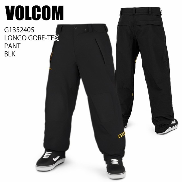 VOLCOM ボルコム G1352405 LONGO GORE-TEX PANT BLK 23-24 ボードウェア メンズ パンツ ゴアテックス スノーボード