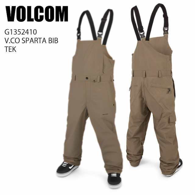 VOLCOM ボルコム G1352410 V.CO SPARTA BIB TEK 23-24 ボードウェア メンズ パンツ ビブ スノーボード