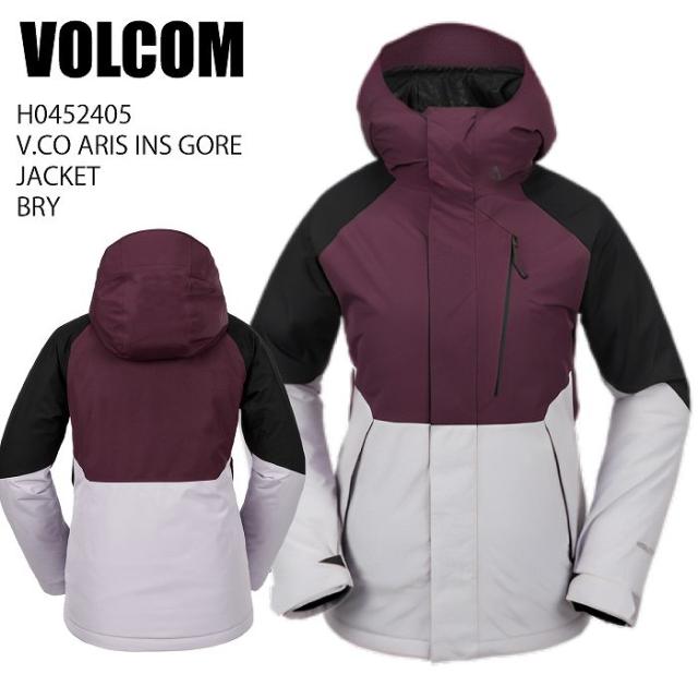 VOLCOM ボルコム H0452405 V.CO ARIS INS GORE JACKET BRY 23-24 ボードウェア レディース ジャケット ゴアテックス スノーボード