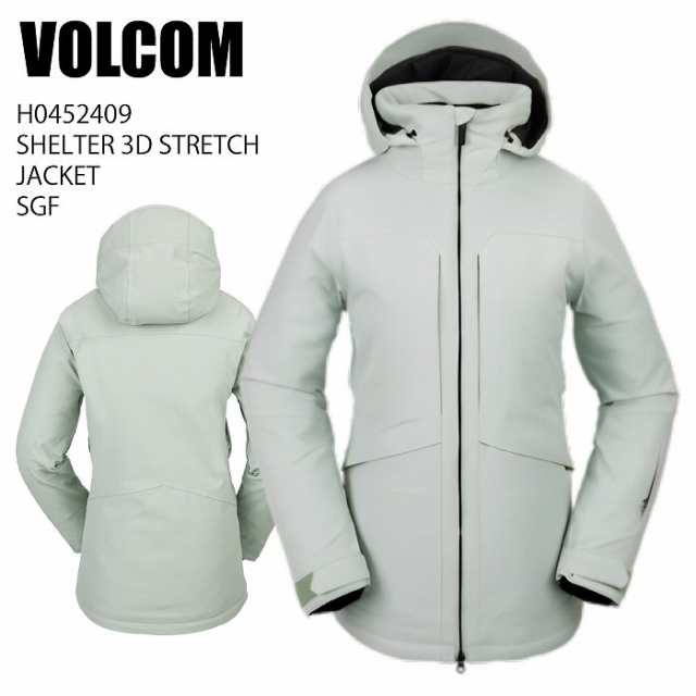 VOLCOM ボルコム H0452409 SHELTER 3D STRETCH JACKET SGF 23-24 ボードウェア レディース ジャケット スノーボード