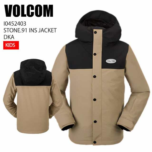 VOLCOM ボルコム I0452403 STONE.91 INS JACKET DKA 23-24 ジュニアウェア キッズ ジャケット そり スノーボード