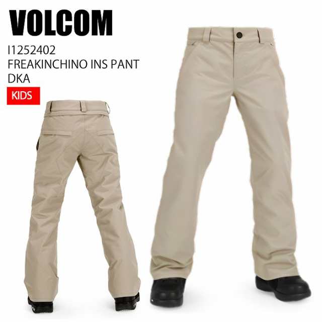 VOLCOM ボルコム I1252402 FREAKINCHINO YOUTH INS PANT DKA 23-24 ジュニアウェア キッズ パンツ そり スノーボード