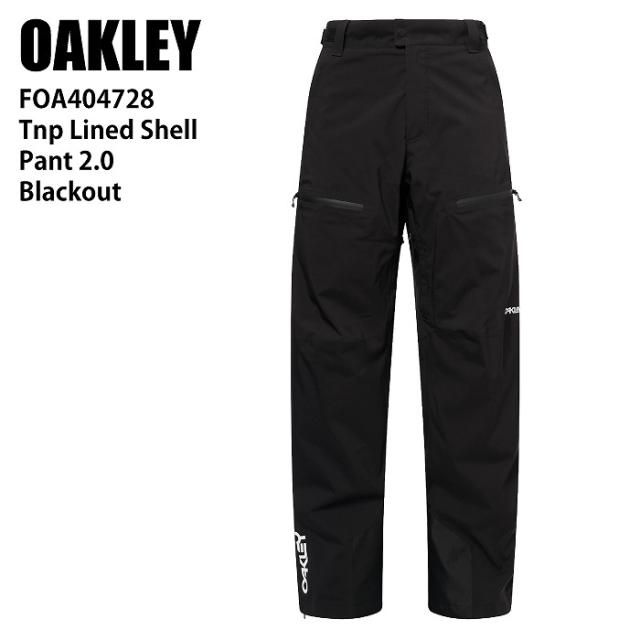 OAKLEY オークリー FOA404728 TNP LINED SHELL PANT BLACKOUT 25-26 ボードウェア メンズ パンツ スキー スノーボード