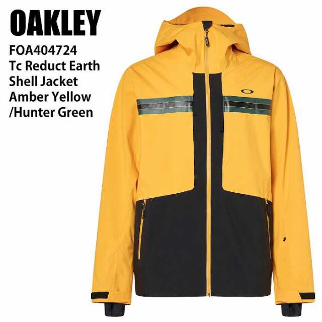 OAKLEY オークリー FOA404724 TC REDUCT EARTH SHELL JACKET YELLOW/GREEN 23-24 ボードウェア メンズ ジャケット スキー スノーボード