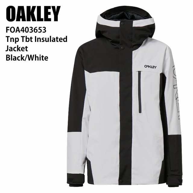 OAKLEY オークリー FOA403653 TNP TBT INSULATED JACKET BLACK/WHITE 24-25 ボードウェア メンズ ジャケット スキー スノーボード