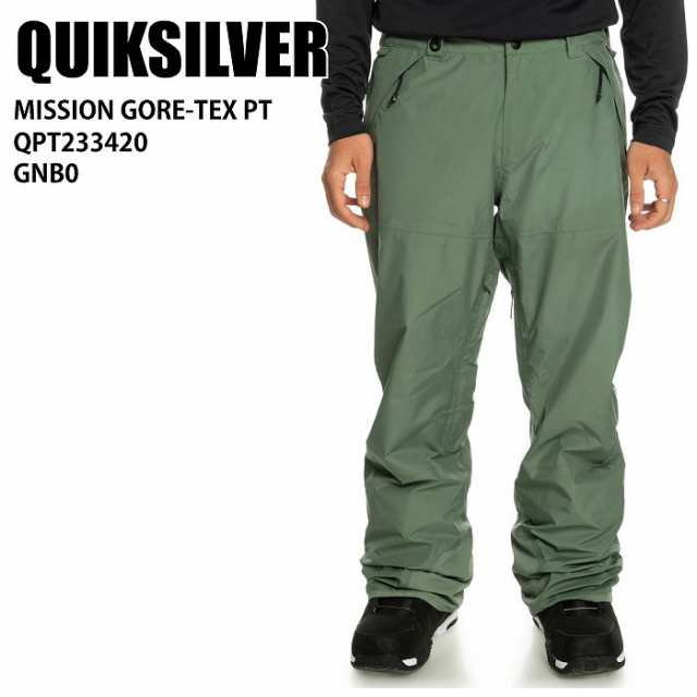 QUIKSILVER クイックシルバー QPT233420 MISSION GORE-TEX PT GNB0 23-24 ボードウェア メンズ パンツ スノーボード ゴア