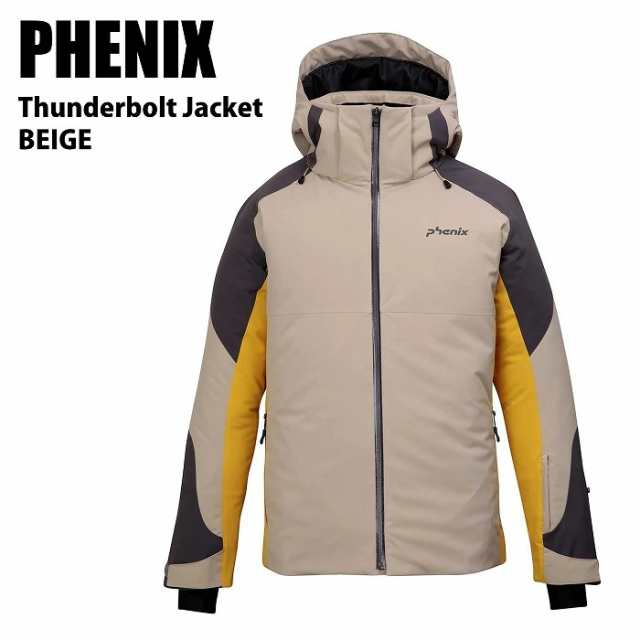 PHENIX フェニックス ESM23OT30 THUNDERBOLT JACKET BEIGE 23-24 スキーウェア メンズ ジャケット