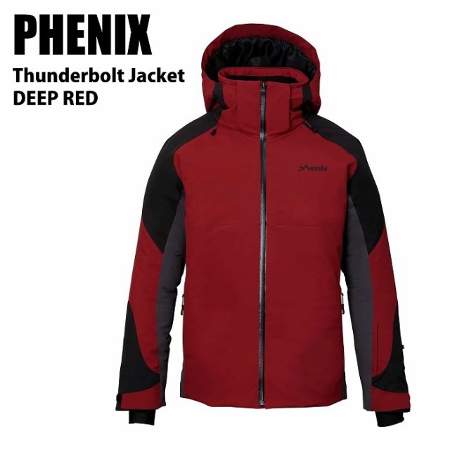 PHENIX フェニックス ESM23OT30 THUNDERBOLT JACKET DEEP RED 23-24 スキーウェア メンズ ジャケット