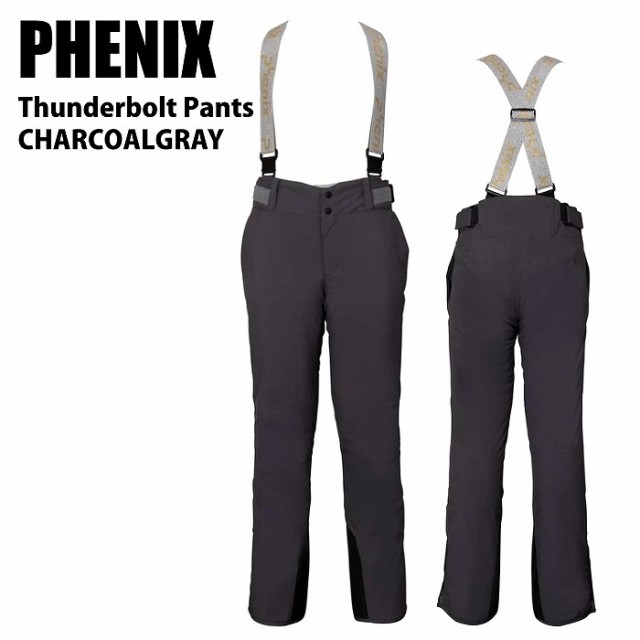 PHENIX フェニックス ESM23OB30 THUNDERBOLT PANTS CHAR/GRAY 23-24 スキーウェア メンズ パンツ