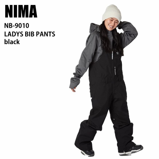 NIMA ニーマ NB-9010 ビブパンツ 19ブラック 23-24 ボードウェア 