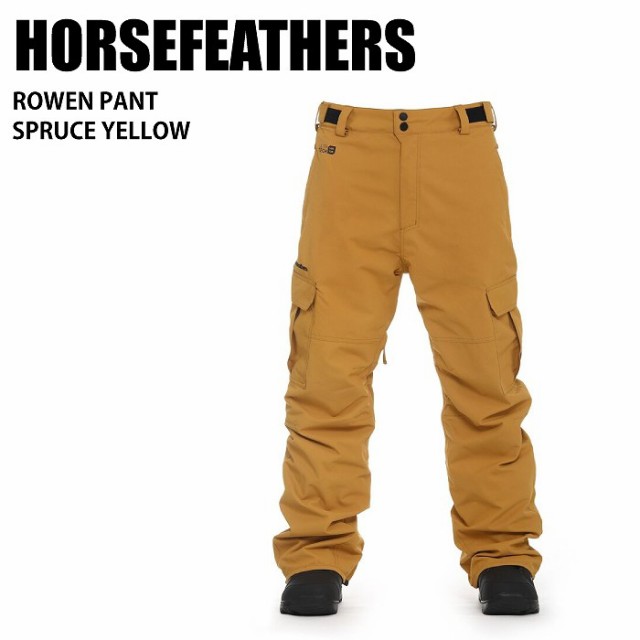 HORSEFEATHERS ホースフェザーズ ROWEN PANT SPRUCE YELLOW 23-24 ボードウェア メンズ パンツ スノーボード スノボ スキー