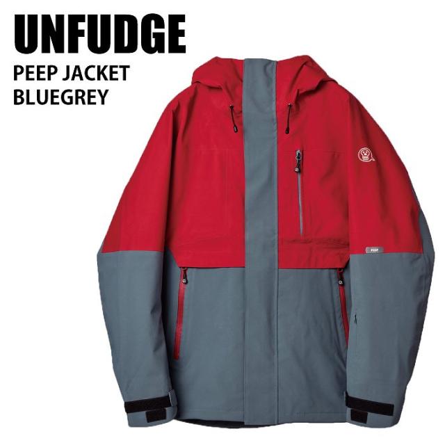 UNFUDGE アンファッジ PEEP JACKET BLUEGREY 24-25 ボードウエア