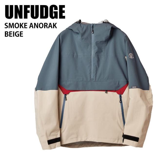 UNFUDGE アンファッジ SMOKE ANORAK BEIGE 24-25 ボードウエア