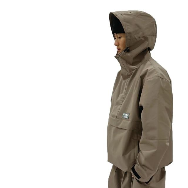 REPUBLIC&CO リパブリック TRAIL PULLOVER JACKET Mocha 24-25