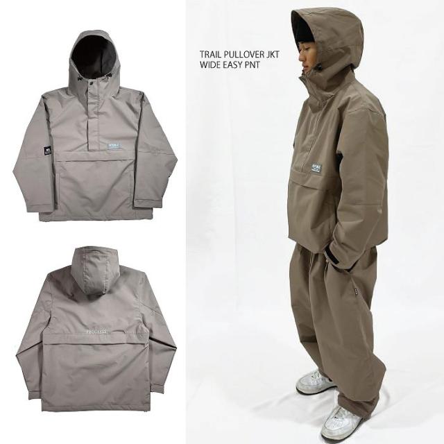 REPUBLIC&CO リパブリック TRAIL PULLOVER JACKET Mocha 24-25