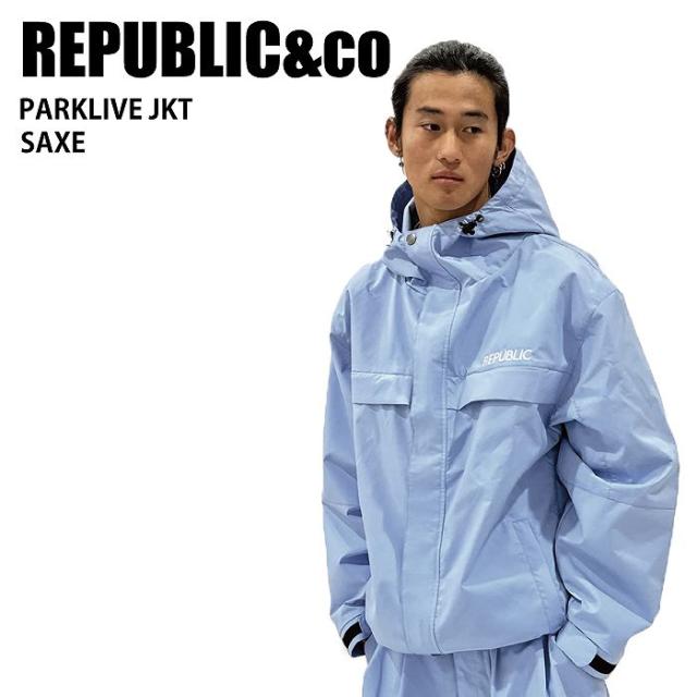 REPUBLIC&CO リパブリック PARKLIVE JACKET Saxe 24-25 ウエア ユニセックス ジャケット スノーボード アパレル ライトウエア 防水