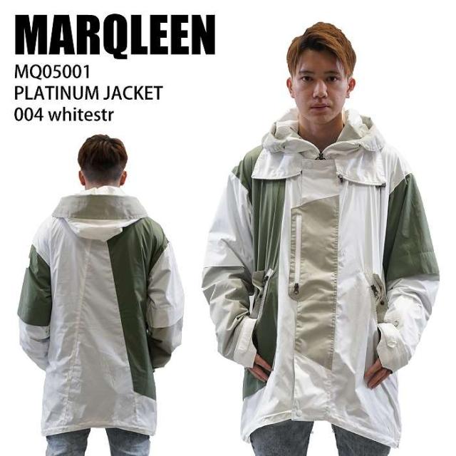 MARQLEEN マークリーン MQ05001 PLATINUM JACKET 004 whitestr 24-25 ウエア メンズ ジャケット スノーボードの通販は