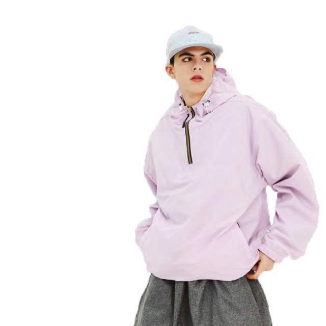 BSRABBIT ビエスラビット BSR HOODED ANORAK JACKET PASTEL PURPLE 24-25 ウエア メンズ ジャケット スノーボード 韓国