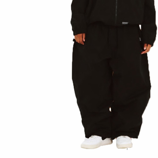 BSRABBIT ビエスラビット SOFT PEACH SUPER WIDE VENTILATION PANTS BLACK 24-25 ウエア メンズ パンツ スノーボード 韓国