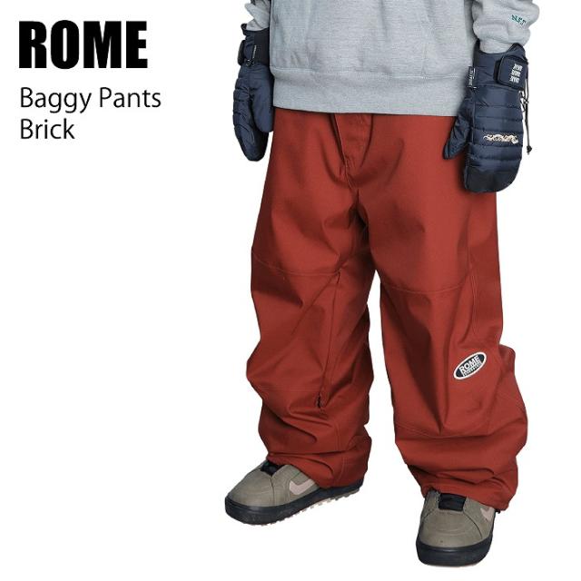 ROME ローム BAGGY PANTS BRICK 24-25 ウエア メンズ パンツ スノーボード