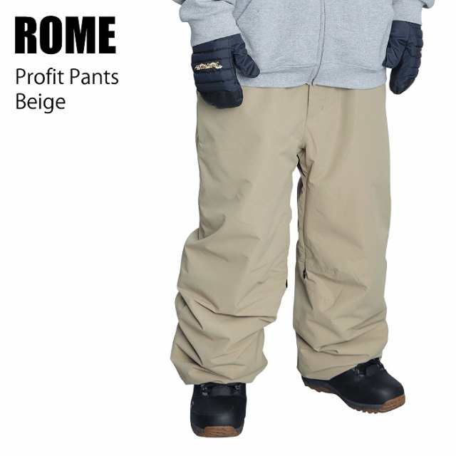 ROME ローム PROFIT PANTS BEIGE 24-25 ウエア メンズ パンツ スノーボード