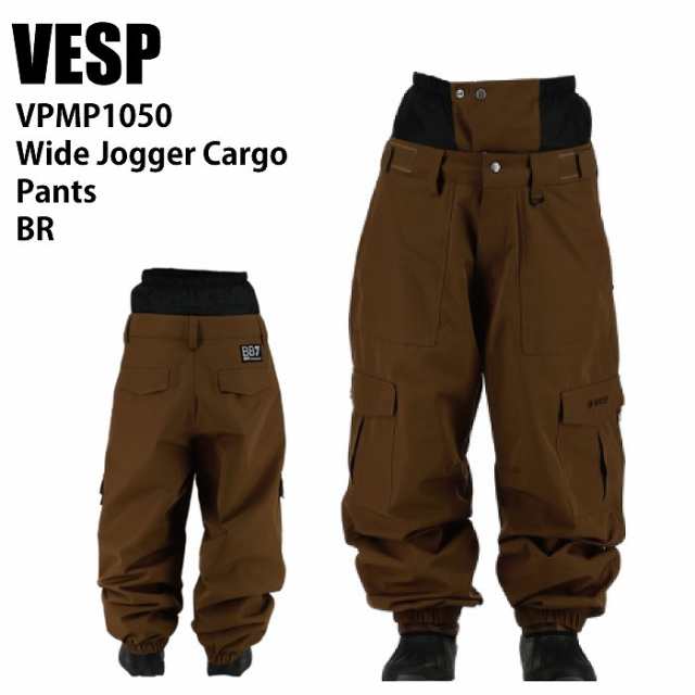 VESP べスプ VPMP1050 Wide Jogger Cargo Pants BR 24-25 ウエア メンズ ユニセックス パンツ スノーボード