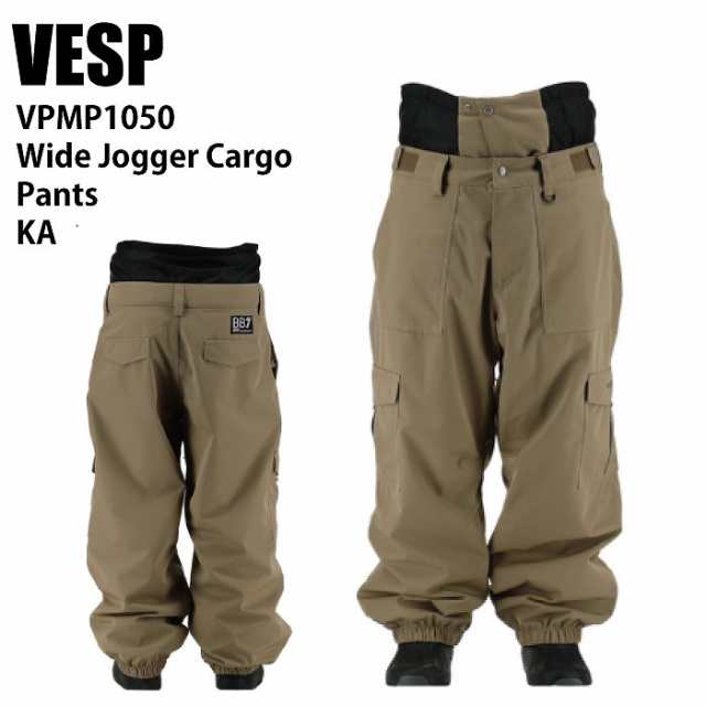 VESP べスプ VPMP1050 Wide Jogger Cargo Pants KA 24-25 ウエア メンズ ユニセックス パンツ スノーボード