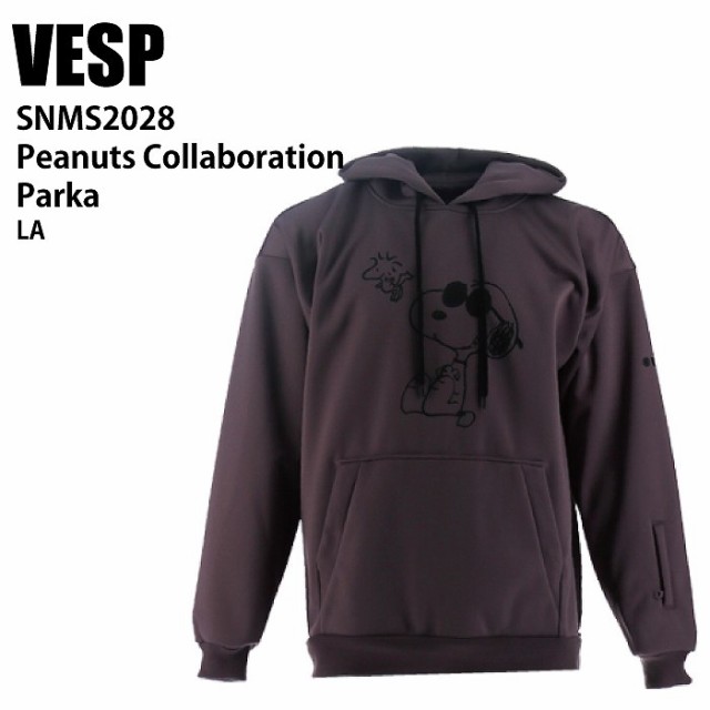 VESP べスプ SNMS2028 Peanuts Collaboration Parka LA 24-25 ウエア メンズ ユニセックス 耐水スウェット ライトウエア スノーボード