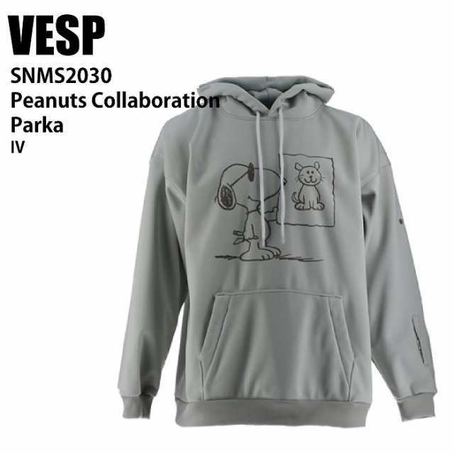 VESP べスプ SNMS2030 Peanuts Collaboration Parka IV 24-25 ウエア メンズ ユニセックス 耐水スウェット ライトウエア スノーボード