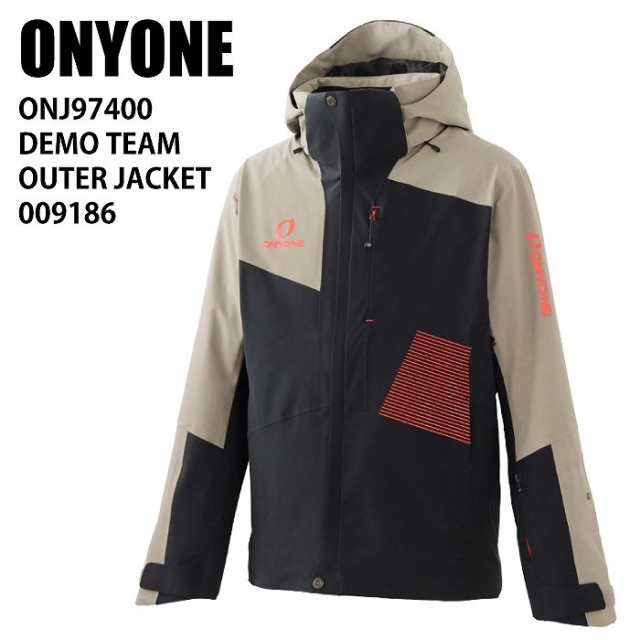 ONYONE オンヨネ ONJ97400 DEMO TEAM OUTER JACKET 009186 BLACKxSAND 24-25 ウエア ユニセックス ジャケット スキー デモ 基礎スキー