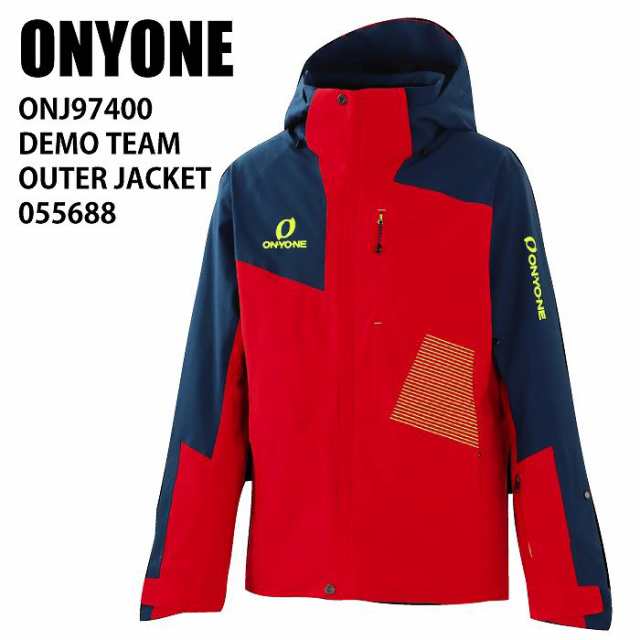 ONYONE オンヨネ ONJ97400 DEMO TEAM OUTER JACKET 055688 REDxNAVY 24-25 ウエア ユニセックス ジャケット スキー デモ 基礎スキー