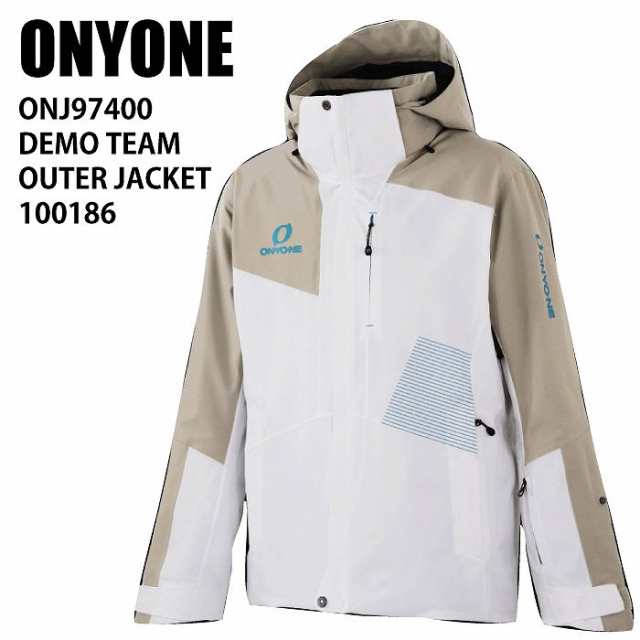 ONYONE オンヨネ ONJ97400 DEMO TEAM OUTER JACKET 100186 WHITExSAND 24-25 ウエア ユニセックス ジャケット スキー デモ 基礎スキー