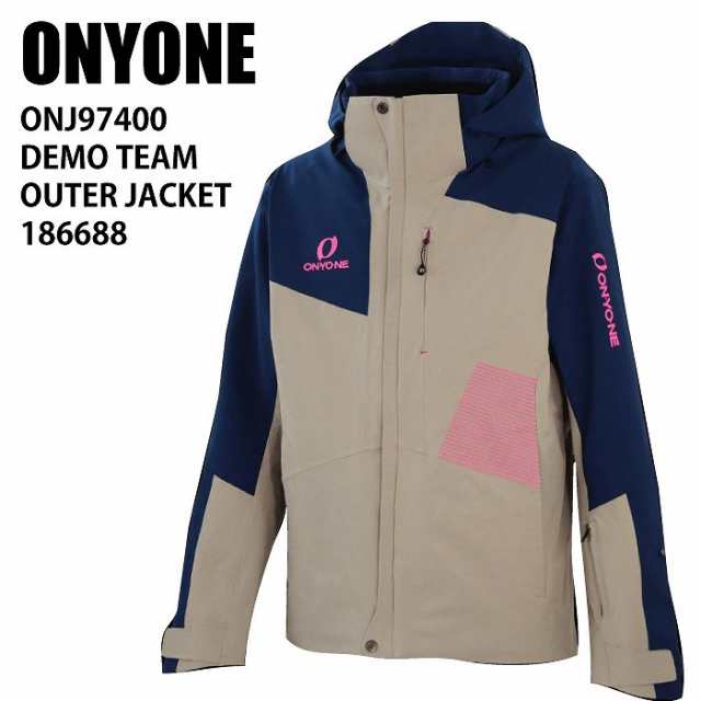 ONYONE オンヨネ ONJ97400 DEMO TEAM OUTER JACKET 186688 SANDxNAVY 24-25 ウエア ユニセックス ジャケット スキー デモ 基礎スキー