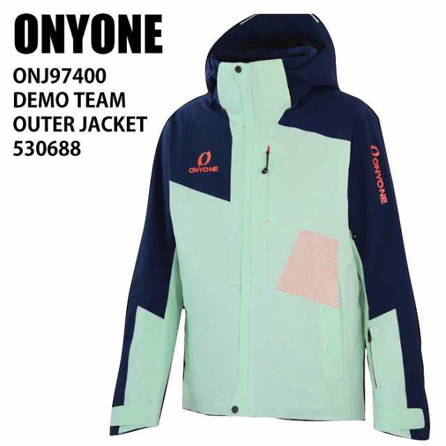 ONYONE オンヨネ ONJ97400 DEMO TEAM OUTER JACKET 530688 LIMExNAVY 24-25 ウエア ユニセックス ジャケット スキー デモ 基礎スキー