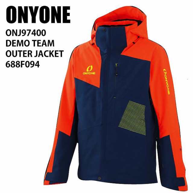 ONYONE オンヨネ ONJ97400 DEMO TEAM OUTER JACKET 688F094 NAVYxORANGE 24-25 ウエア ユニセックス ジャケット スキー 基礎スキー